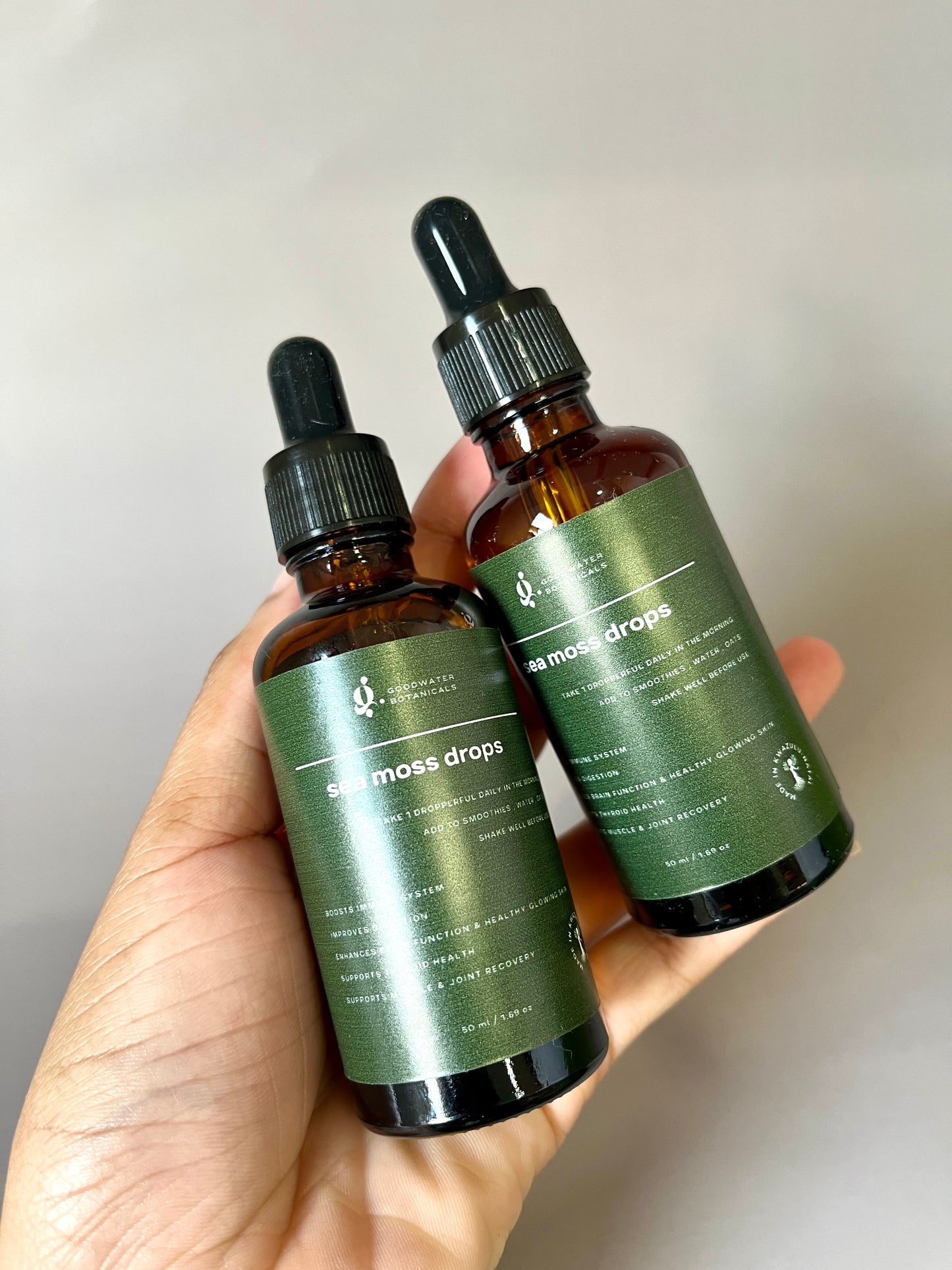 Goodwater Sea Moss Drops + Chlorophyll