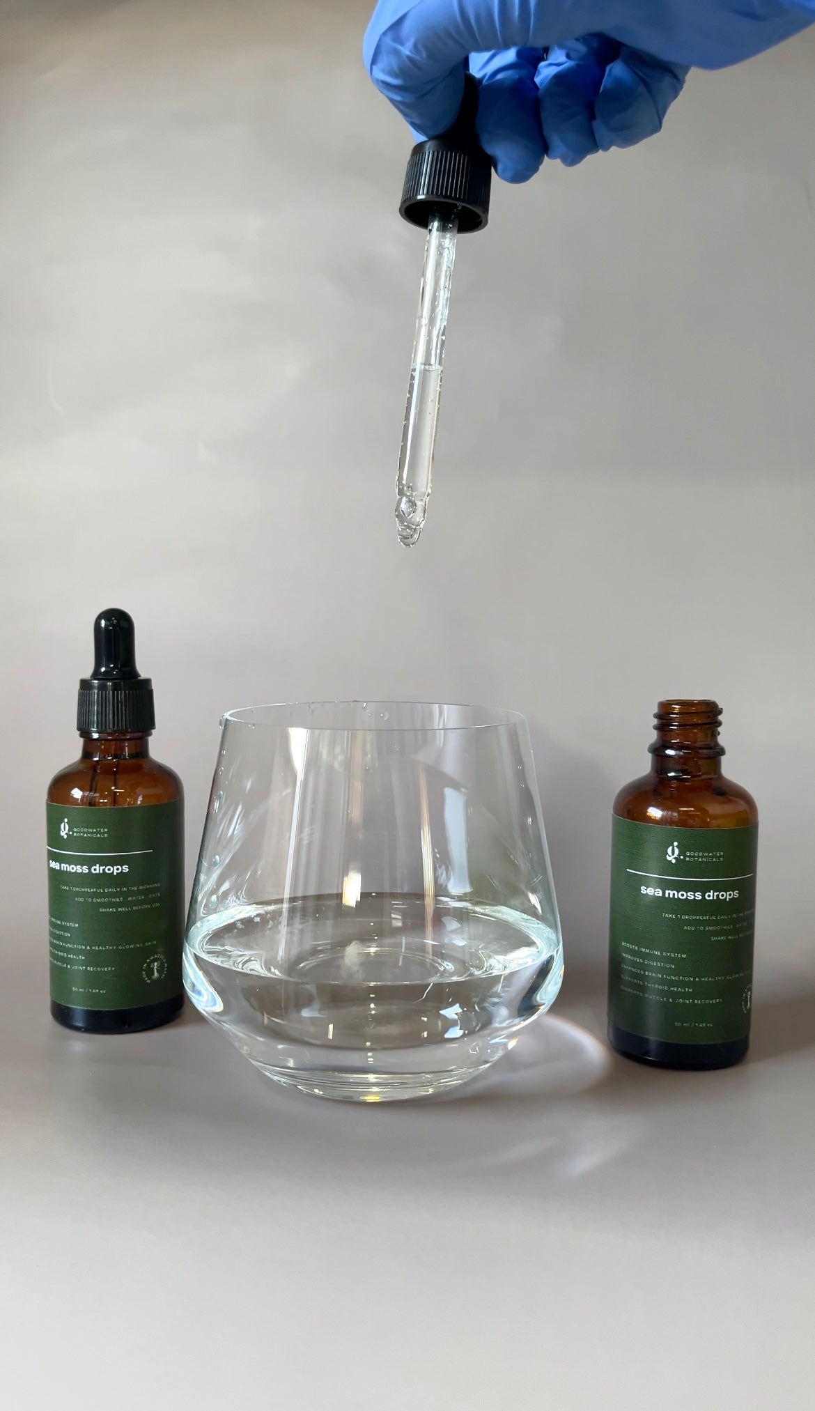 Goodwater Sea Moss Drops + Chlorophyll